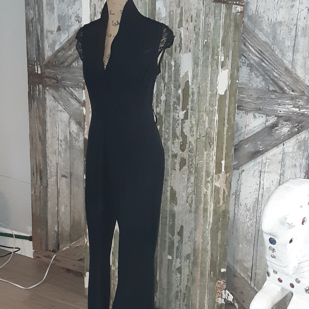 Beige  Brand black jumpsuit
